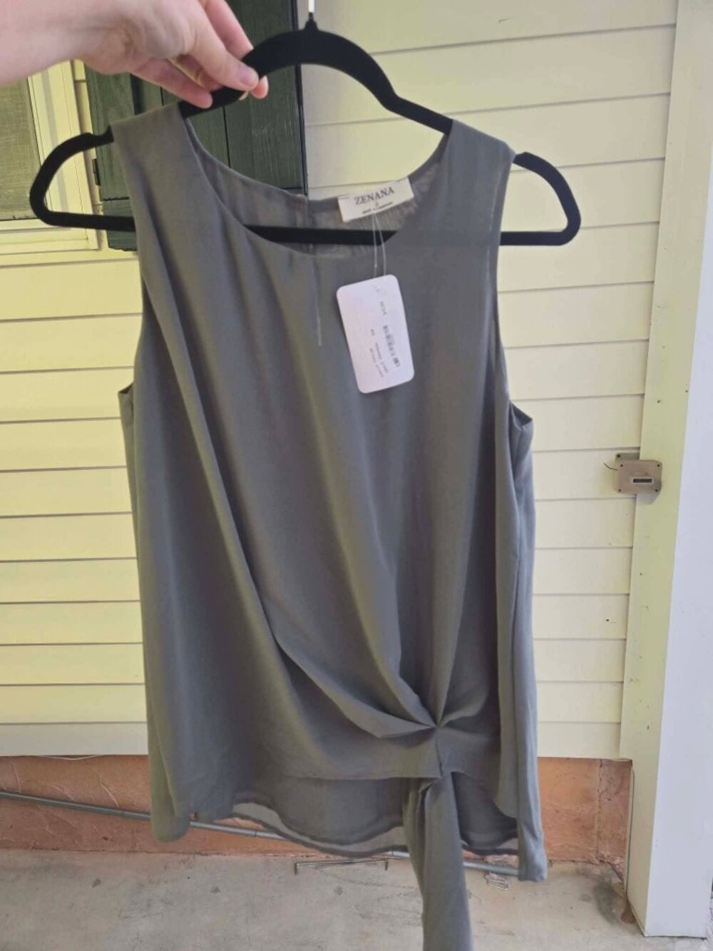 Olive Green Blouse